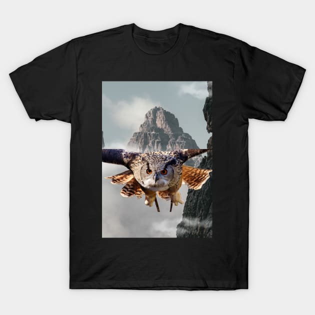 The power animal - Owl T-Shirt by ManifestYDream